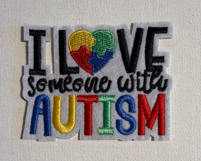 I love Someone with Autism-hat patch