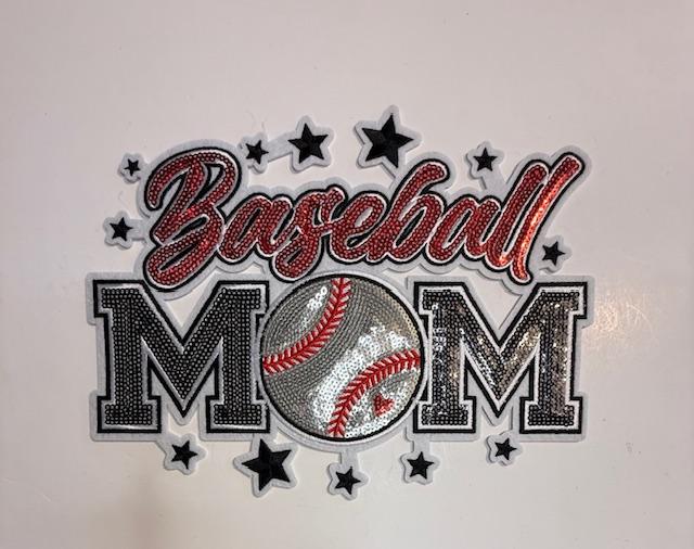 Baseball Mom patch