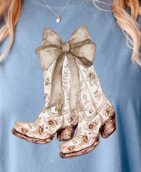 Boots & Bow-beige