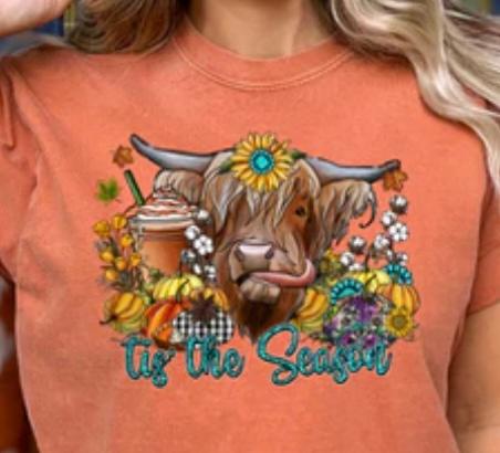 Fall Cow - pumpkins Sunglasses Bow