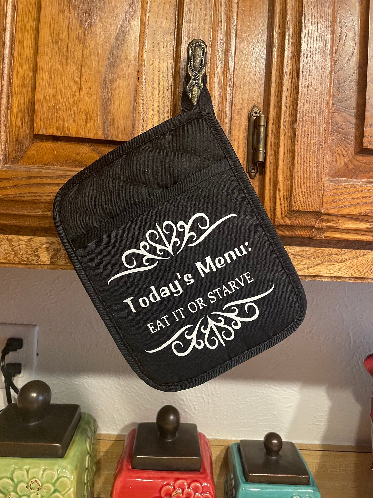 Pot holders Black (set of 2)