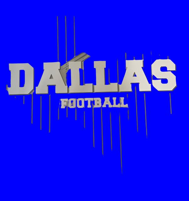 Dallas Cowboys-white print
