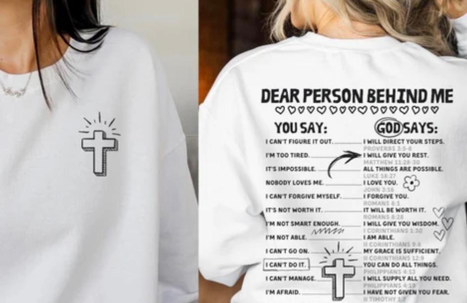 Dear Person Behind Me