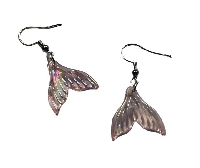 Earrings Iridescent Pink