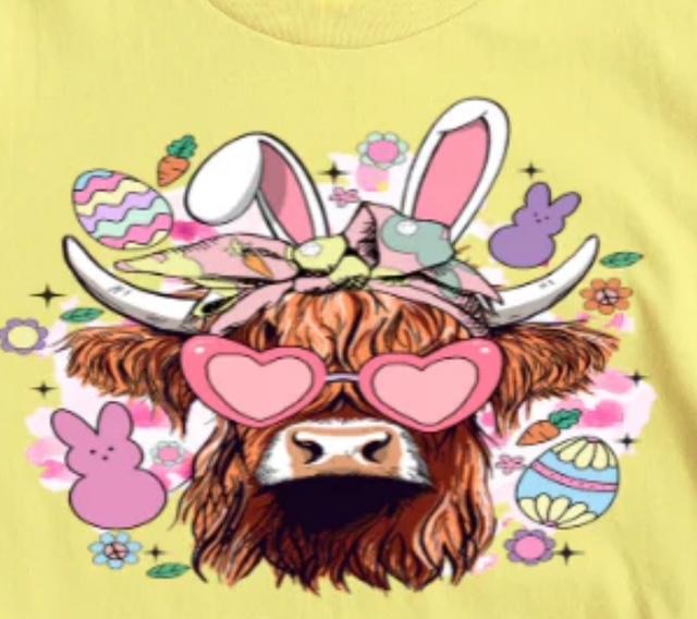 Easter Bunny Cow