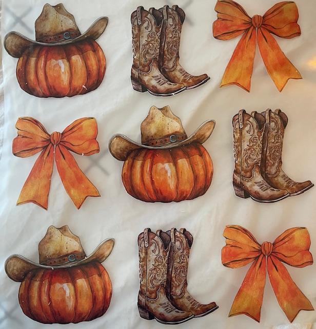 Fall Pumpkins & Boots