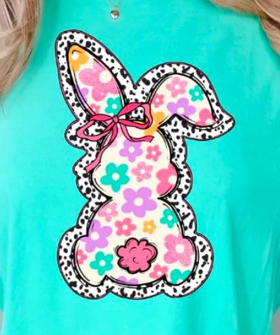 Bunny filled w flowers