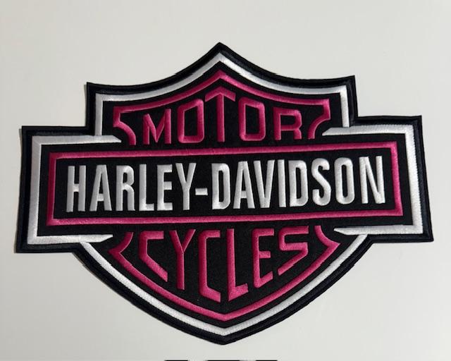 Harley Davidson pink patch