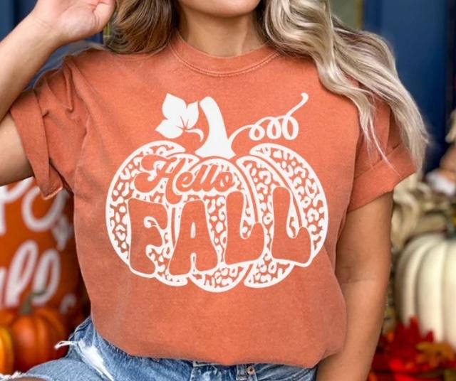 Hello Fall Pumpkin