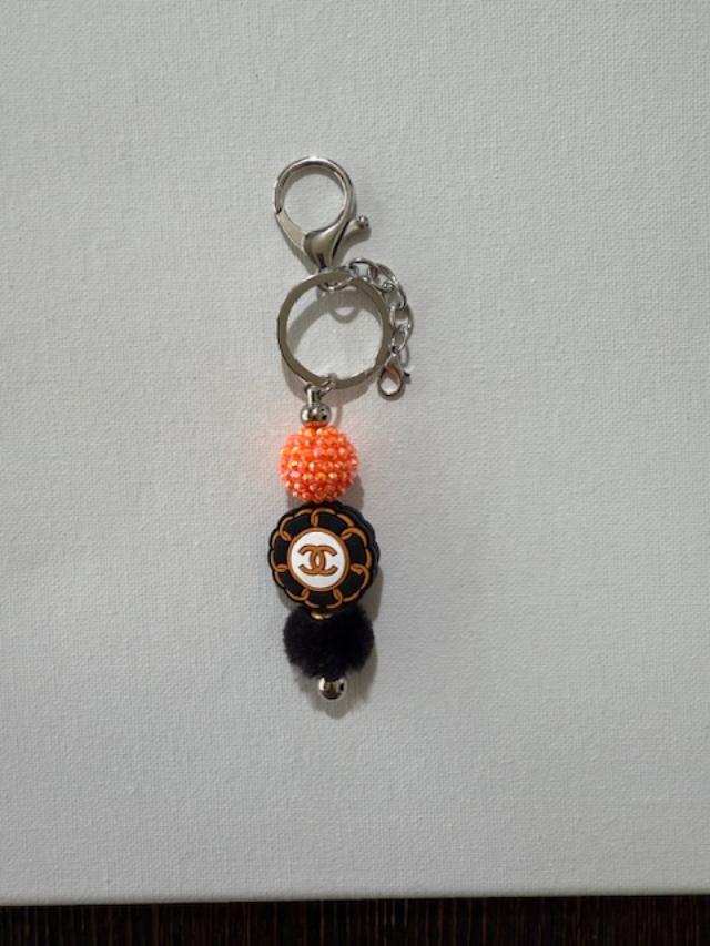 CC orange keychain