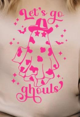 Let's go Ghouls - hot pink