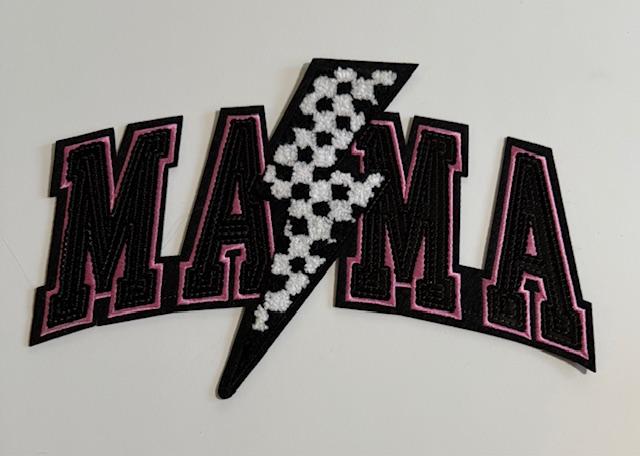 Mama checkered Patch