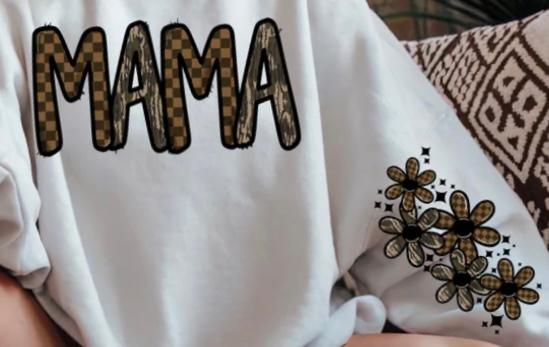Mama - checkered/camo