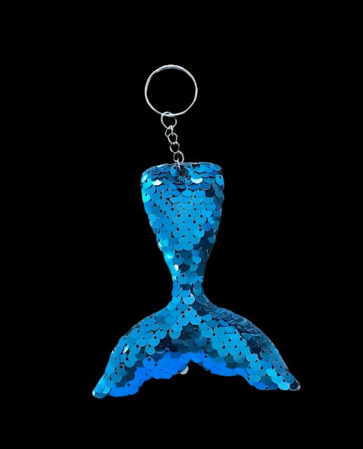 Key chain Mermaid blue
