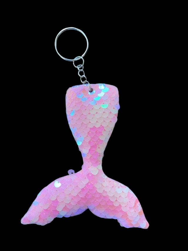 Key chain Mermaid pink