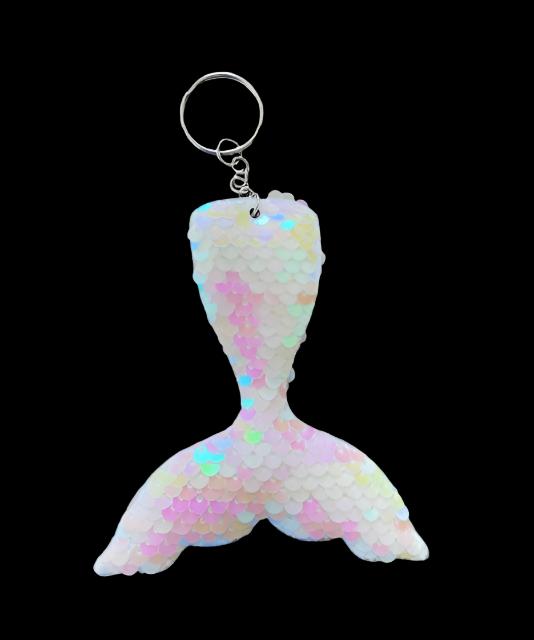 Key chain Mermaid white