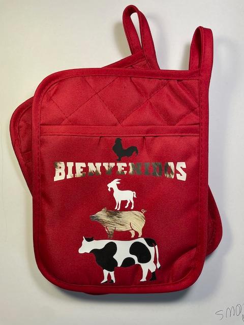 Pot Holder Red (set of 2)