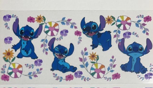 Stitch - flowers, color circles