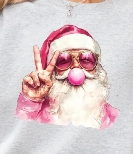 Santa Pink Bubble