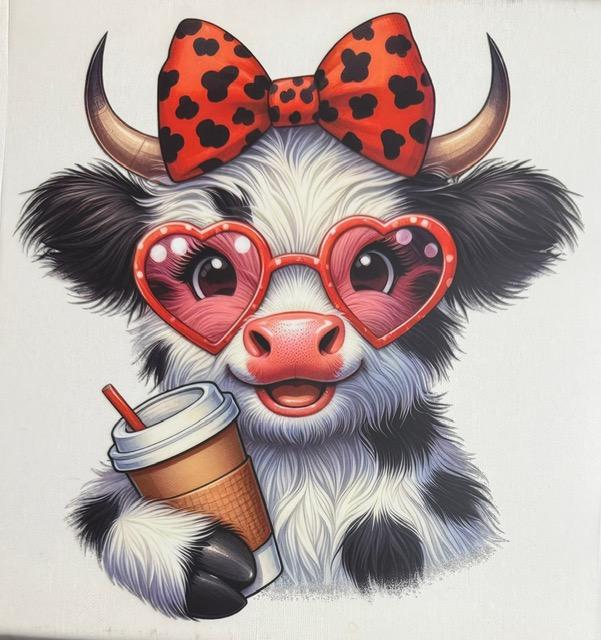 Valentines Cow