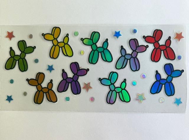 Balloon Dogs cup wrap