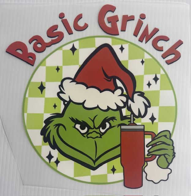 Basic Grinch - holding red cup
