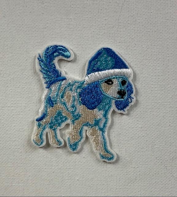 Blue dog patch