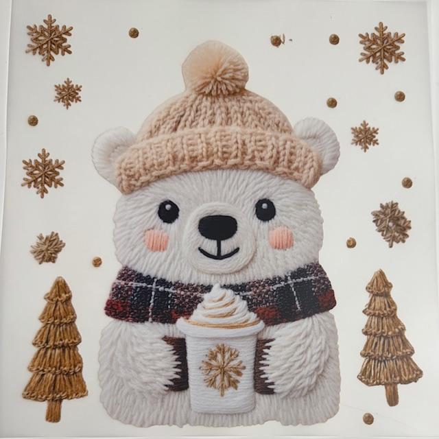 Christmas Polar bear