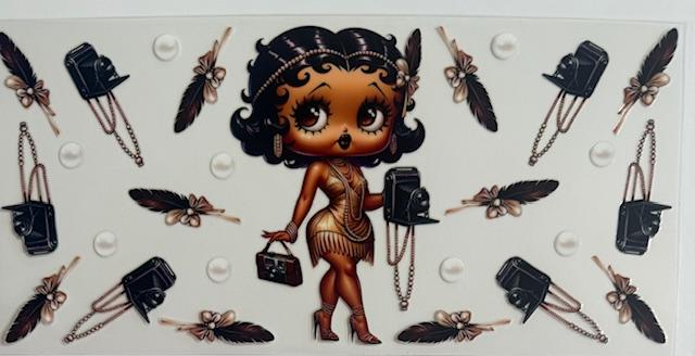 Betty Boop - feathers