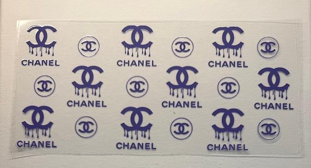 Chanel - purple, drip