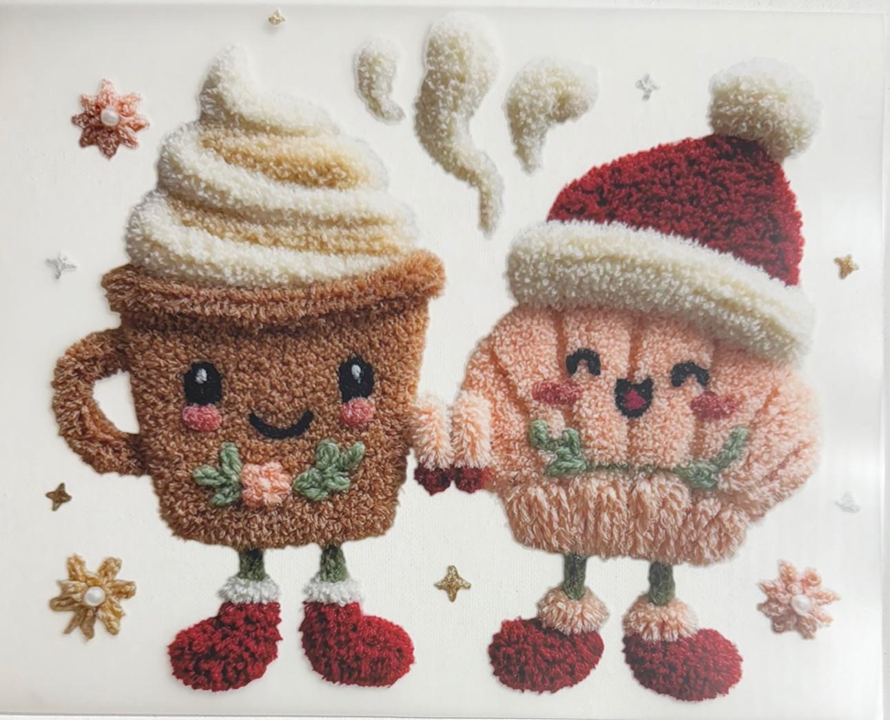 Coffee and pan - yarn