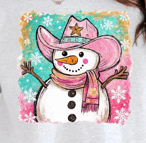 Cowboy Snowman