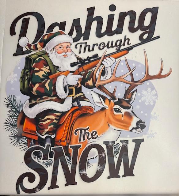 Dashing through the snow - hunting santa