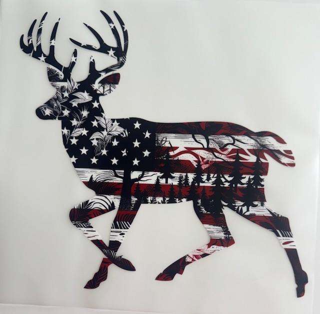 Deer - Am flag