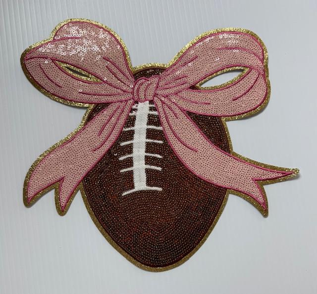 Football w/ Bow - bling