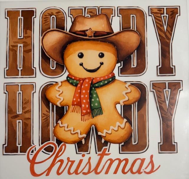 Howdy Christmas - cowboy Gingerbread
