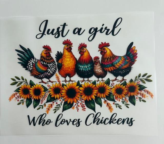Just a Girl who Loves Chickens