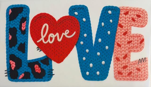 LOVE-Valentines yarn