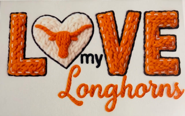 Love My Longhorns-yarn