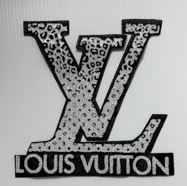 LV Silver patch - bling