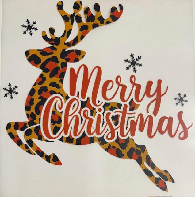 Merry Christmas - cheetah deer