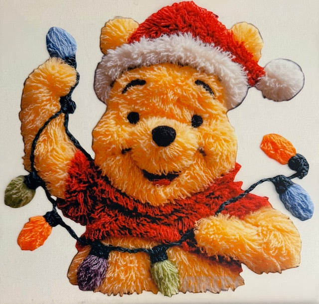 Pooh-Christmas lights