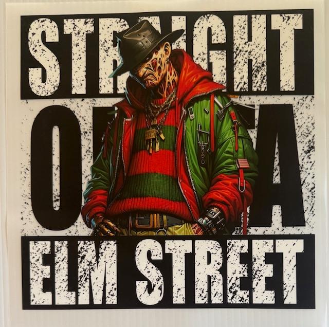 Freddy - Straight Outta Elm Street - green/red sweather