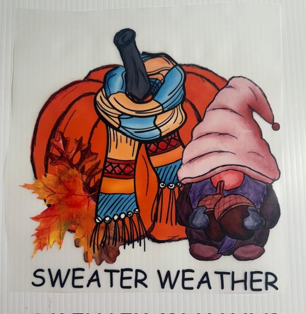 Sweater Weather-Gnome/pumpkin