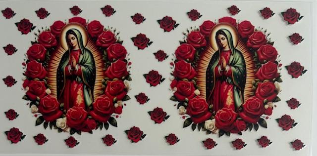 Virgen de Guadalupe - many roses