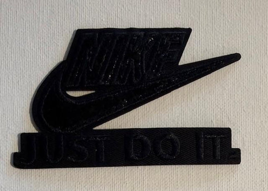 Black Nike bling hat patch