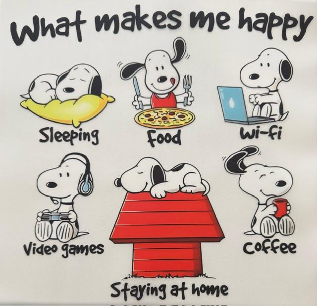 Snoopy-What makes me Happy