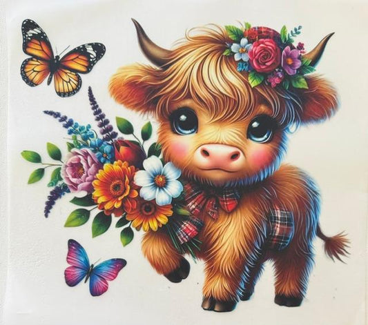 Cow - flowers on head