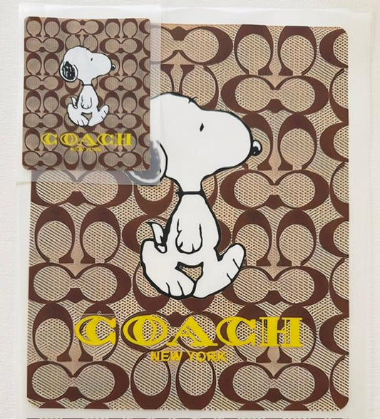 Snoopy - Coach background-2pc set