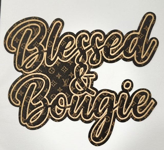 Blessed & Bougie LV Lg patch